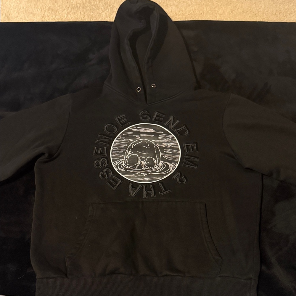 Black Graphic Hoodie